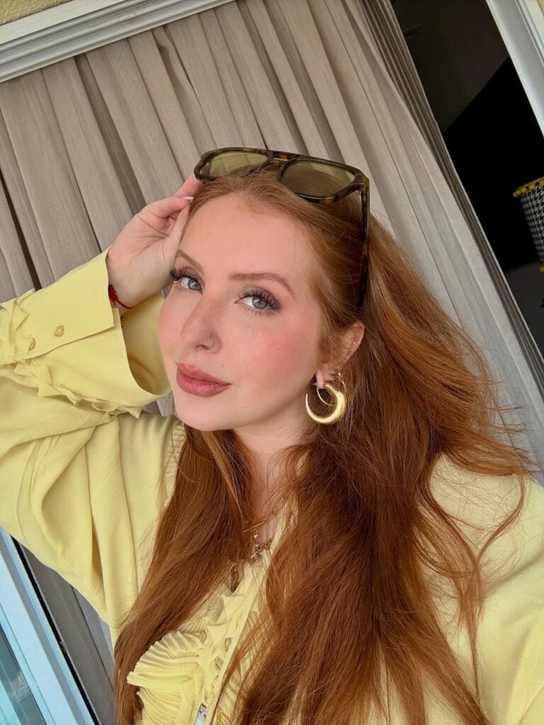 Maria Rita Rodrigues da Silva with glasses