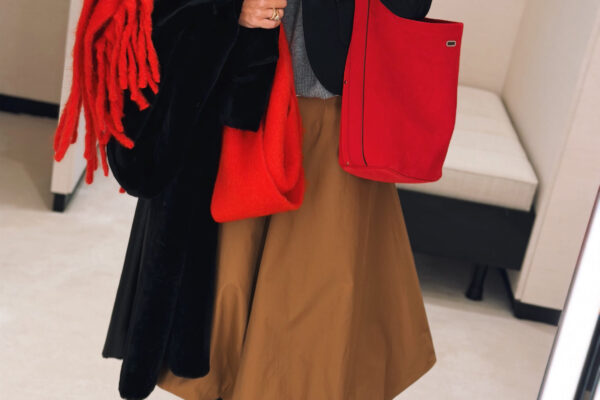 red winter accessories