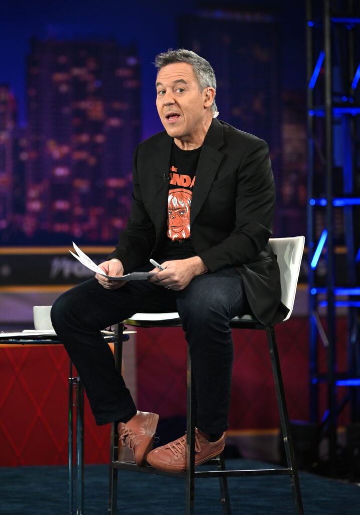 Greg Gutfeld speaks during 2022 FOX Nation Patriot Awards at Hard Rock Live at Seminole Hard Rock Hotel & Casino Hollywood on November 17, 2022 in Hollywood, Florida.