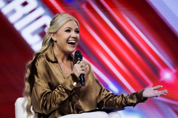 Erika Kirk interviews surprise guest Nicki Minaj on the final day of Turning Point USA