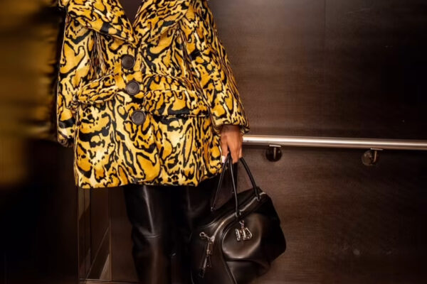 Monica Wore A Marc Jacobs Leapord Spring 2025 Look To The Brands NYFW Show 4