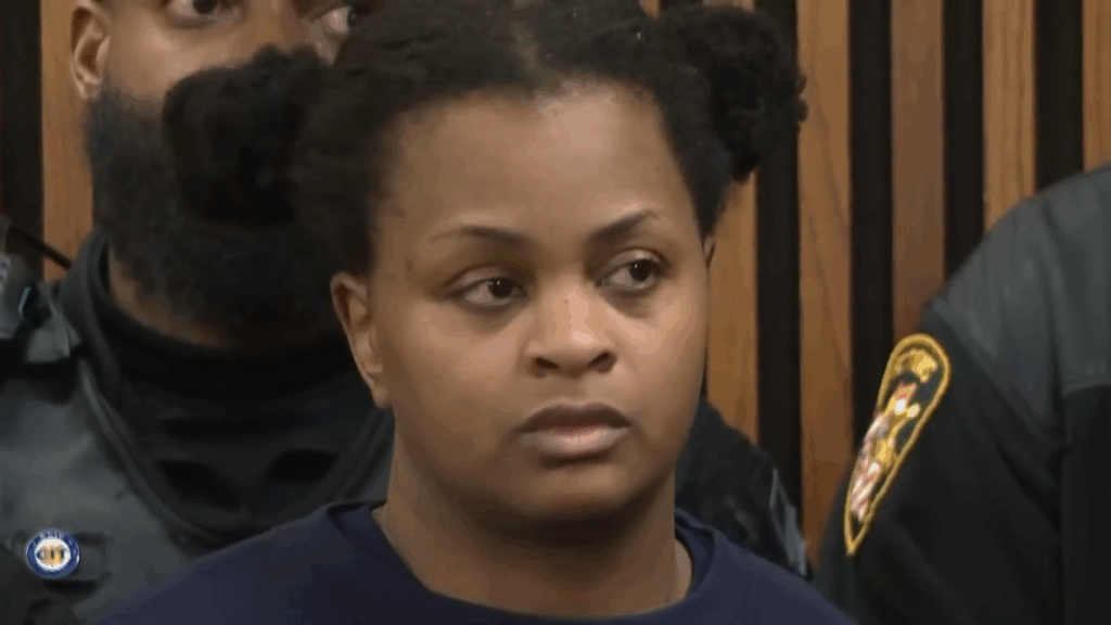 Aliyah Henderson in the courtroom.