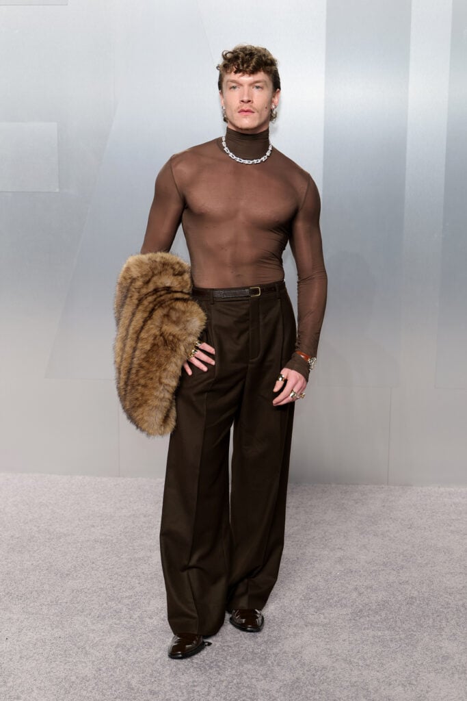 Connor Storrie in March 2026 at the Oscars.