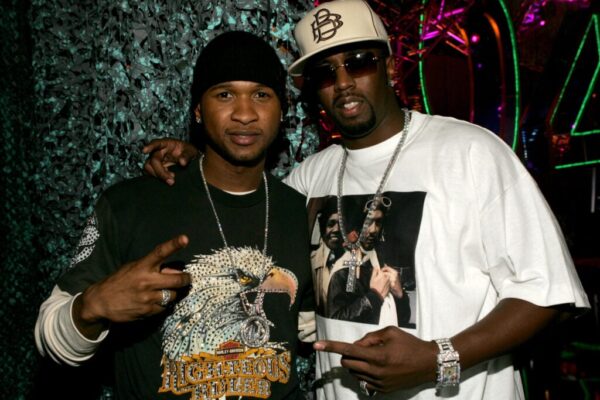 Usher and Diddy in 2004.