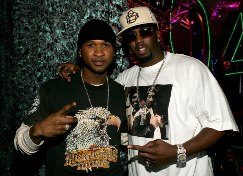 Usher and Diddy in 2004.