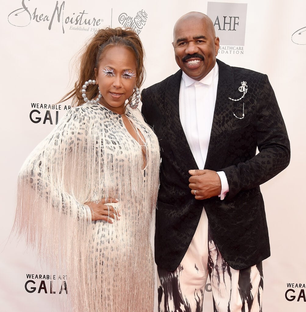 Steve Harvey and wife Marjorie Harvey in June of 2019.