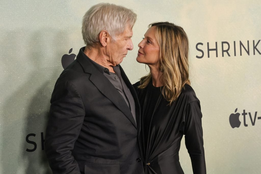 Harrison Ford and Calista Flockhart in October 2024.