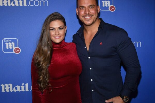 Brittany Cartwright (L) and Jax Taylor (R) attend DailyMail.com & DailyMailTV Holiday Party with Flo Rida on December 6, 2017 at The Magic Hour in New York City.