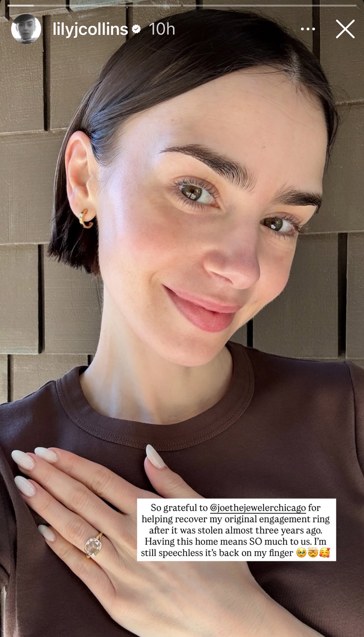 Lily Collins Finally Gets Her Engagement Ring Back 3 Years After It Was Stolen!