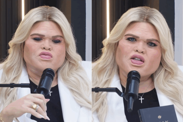 Comedian Druski as ruffled feathers with a sketch based on Erika Kirk.