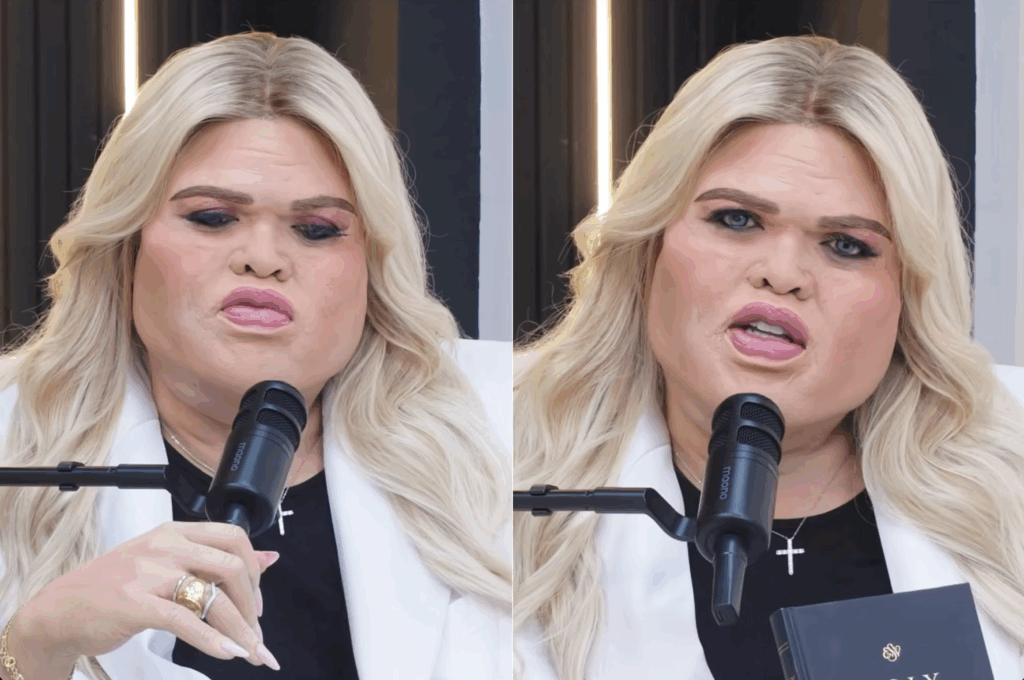 Comedian Druski as ruffled feathers with a sketch based on Erika Kirk.