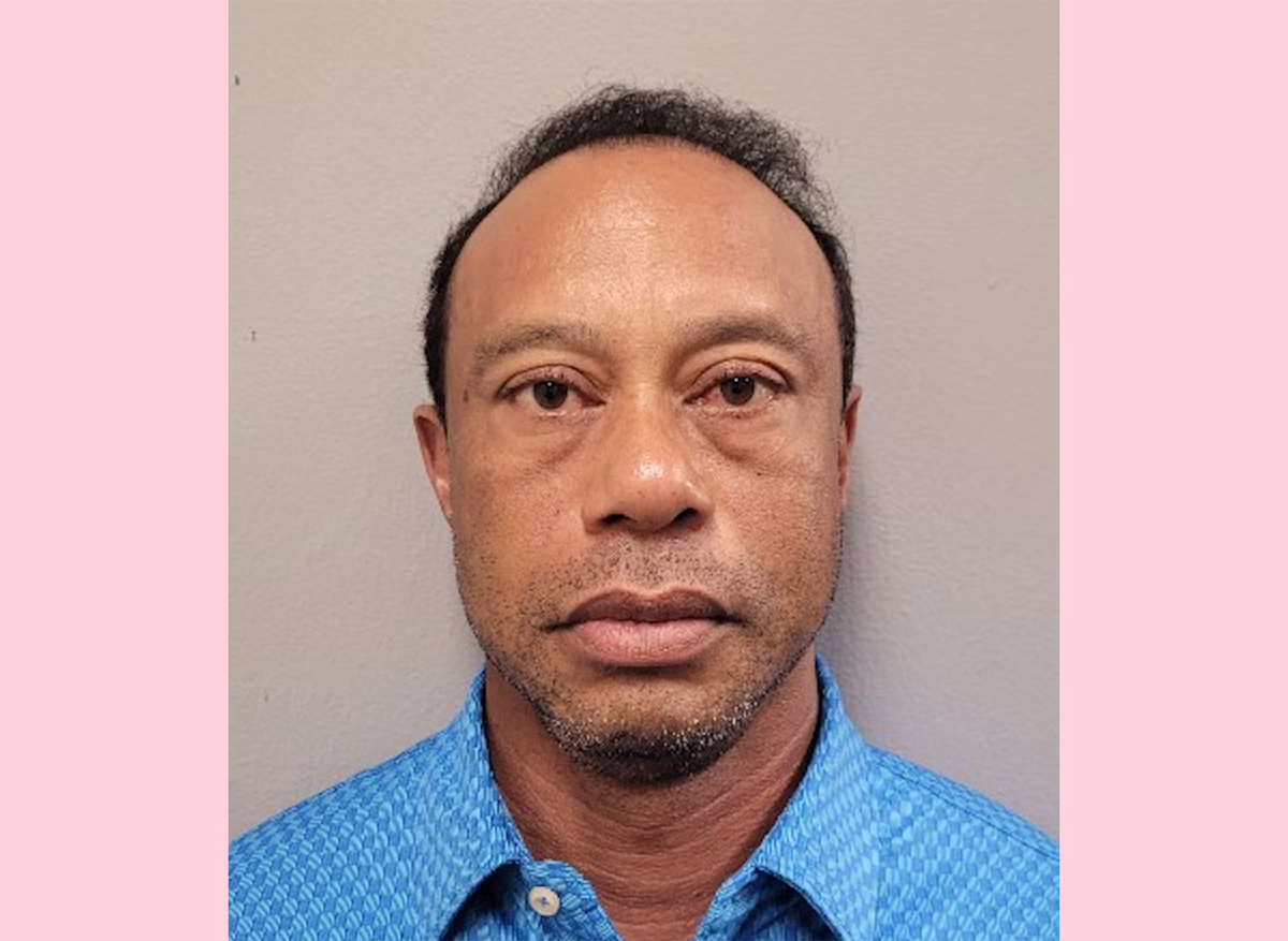 Tiger Woods mugshot after DUI arrest