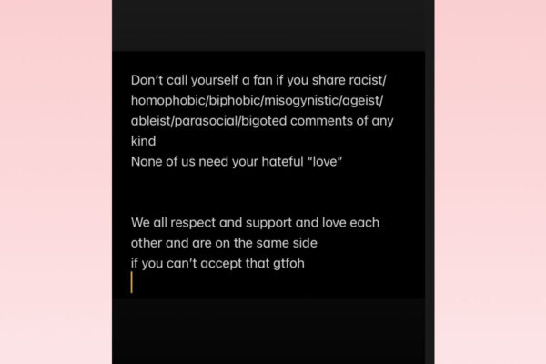 Hudson Williams calls out