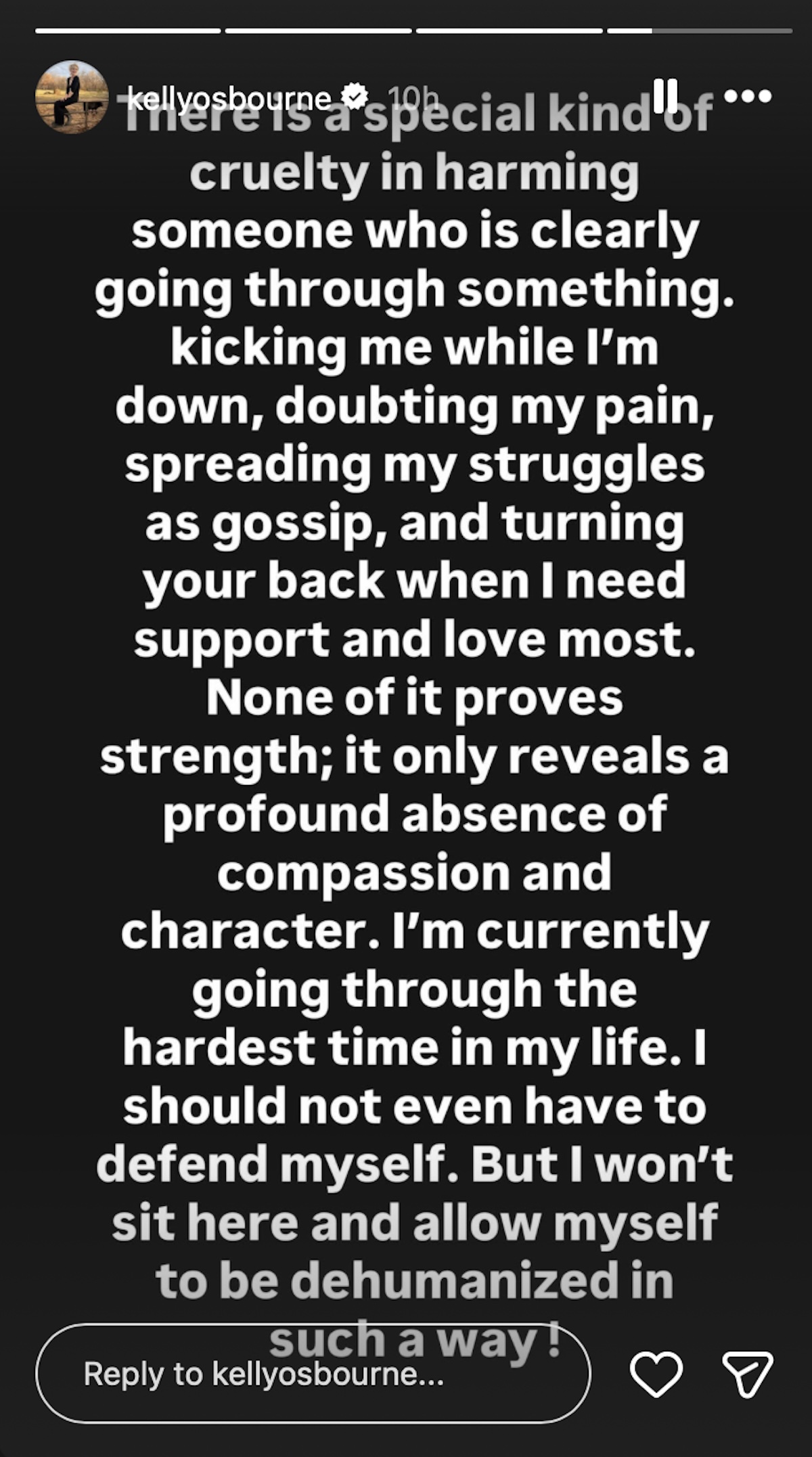 Kelly Osbourne Slams Trolls Commenting On Her Body & Says She