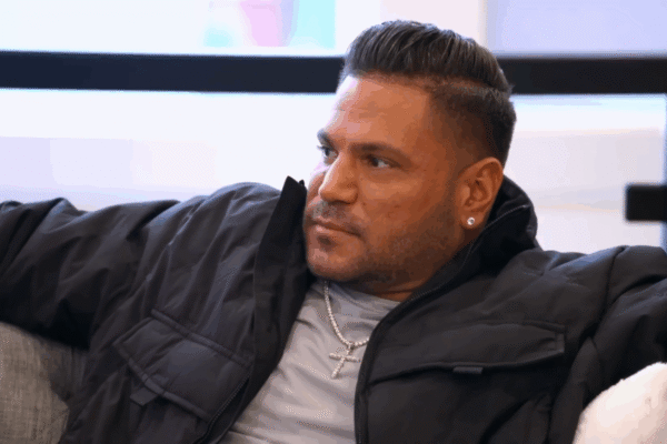 Ronnie Ortiz-Magro looks nervous.