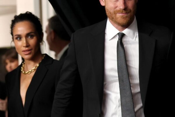 Meghan, Duchess of Sussex and Prince Harry, Duke of Sussex attend the Project Healthy Minds 3rd Annual Gala at Spring Studios on October 09, 2025 in New York City.