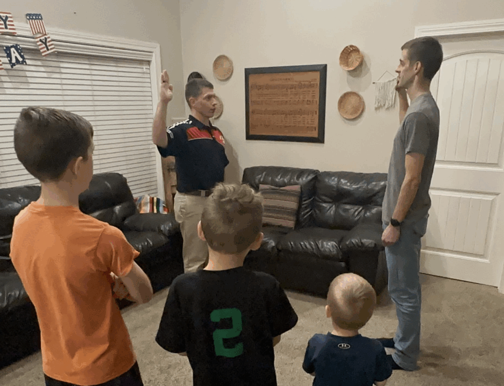 Derick Dillard has officially joined the Marine Corps.