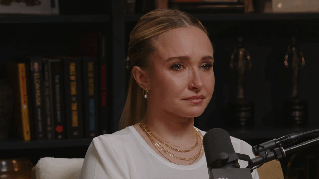 Hayden Panettiere tearful on the
