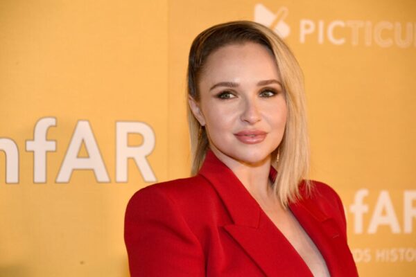 Hayden Panettiere attends amfAR Gala Los Angeles 2022 at Pacific Design Center on November 03, 2022 in West Hollywood, California.