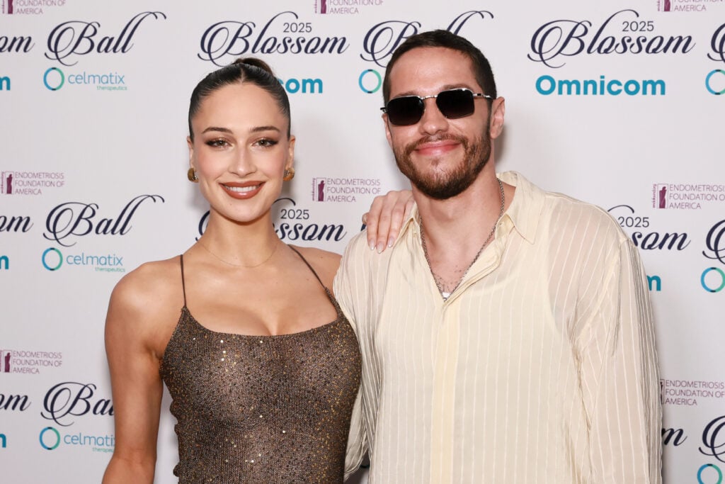 Elsie Hewitt and Pete Davidson attend the 13th Annual Blossom Ball at The Pierre Hotel on May 15, 2025 in New York City.