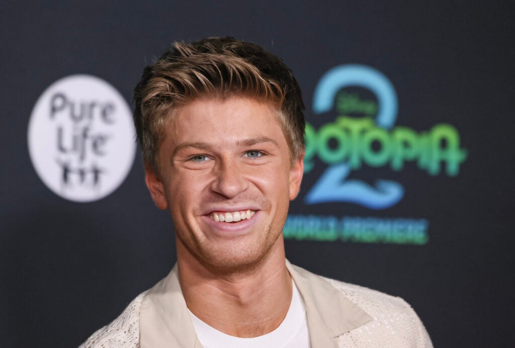 Robert Irwin attends the premiere of Walt Disney Studios