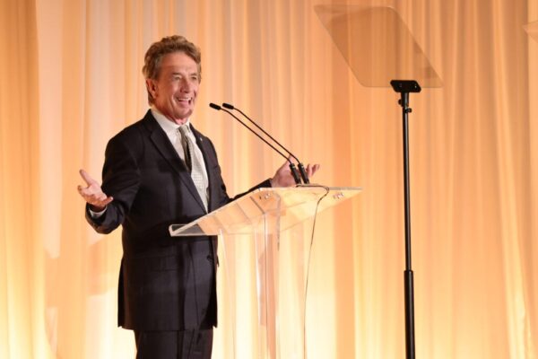 Martin Short speaks onstage during the Tribute of Catherine O