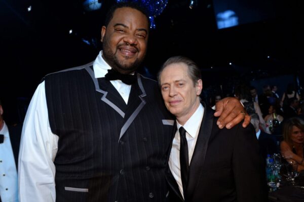 Actors Grizz Chapman and Steve Buscemi in the audience during 20th Annual Screen Actors Guild Awards at The Shrine Auditorium on January 18, 2014 in Los Angeles, California.