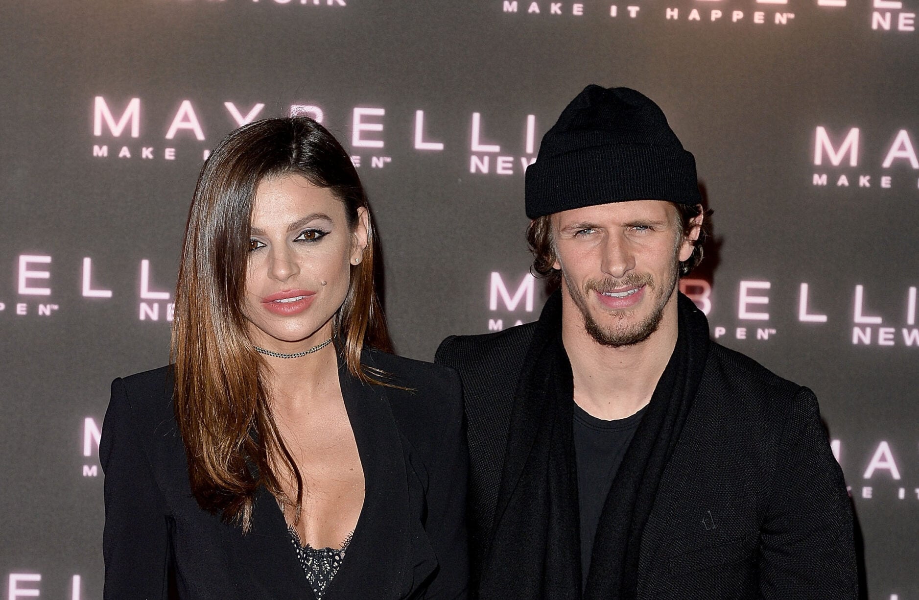 Jake Hall and Misse Beqiri attend Maybelline