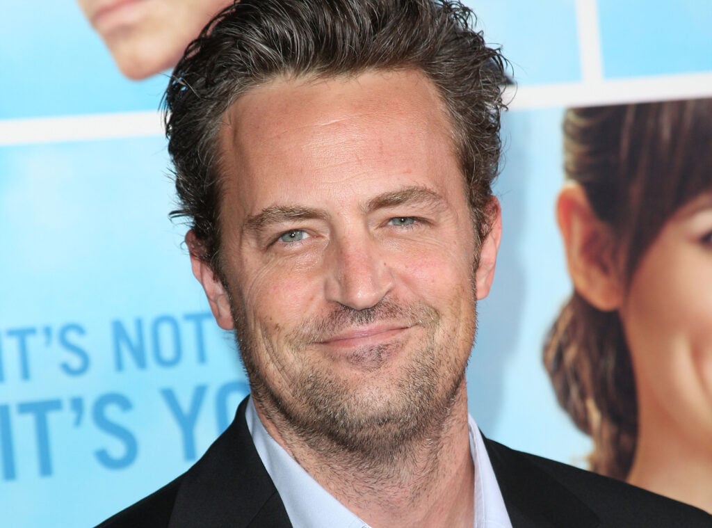 Actor Matthew Perry  arrives at the premiere of Warner Bros.