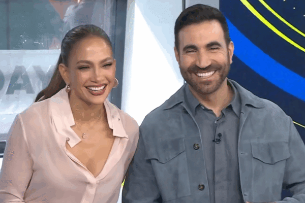 Jennifer Lopez and Brett Goldstein on TODAY.