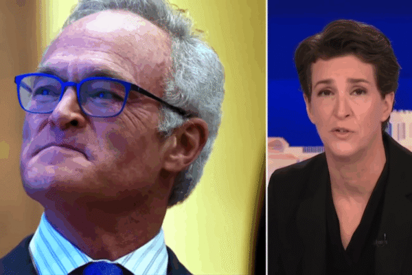 Rachel Maddow covers the Scott Pelley firing.