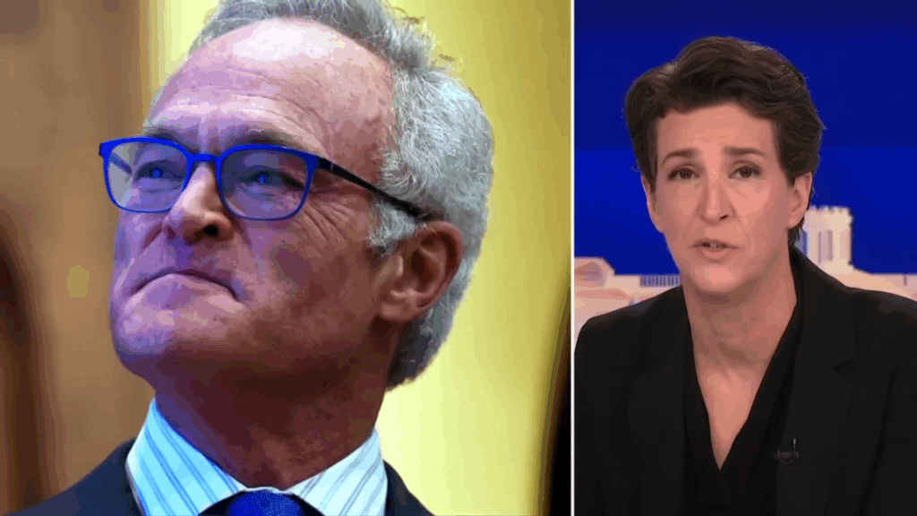 Rachel Maddow covers the Scott Pelley firing.