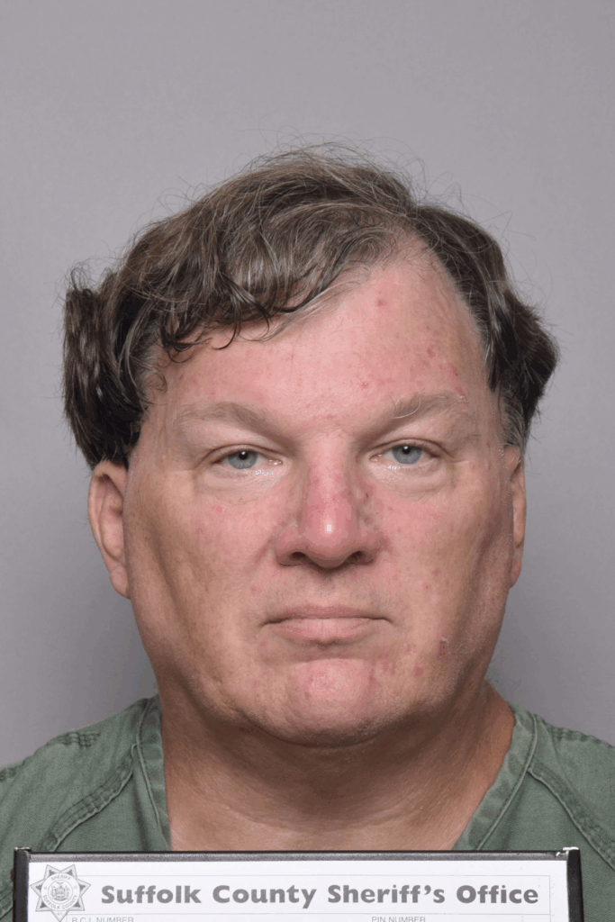 This is the mugshot of Rex Heuermann, who has now been convicted of and sentenced for a string of murders in the Gilgo Beach area.