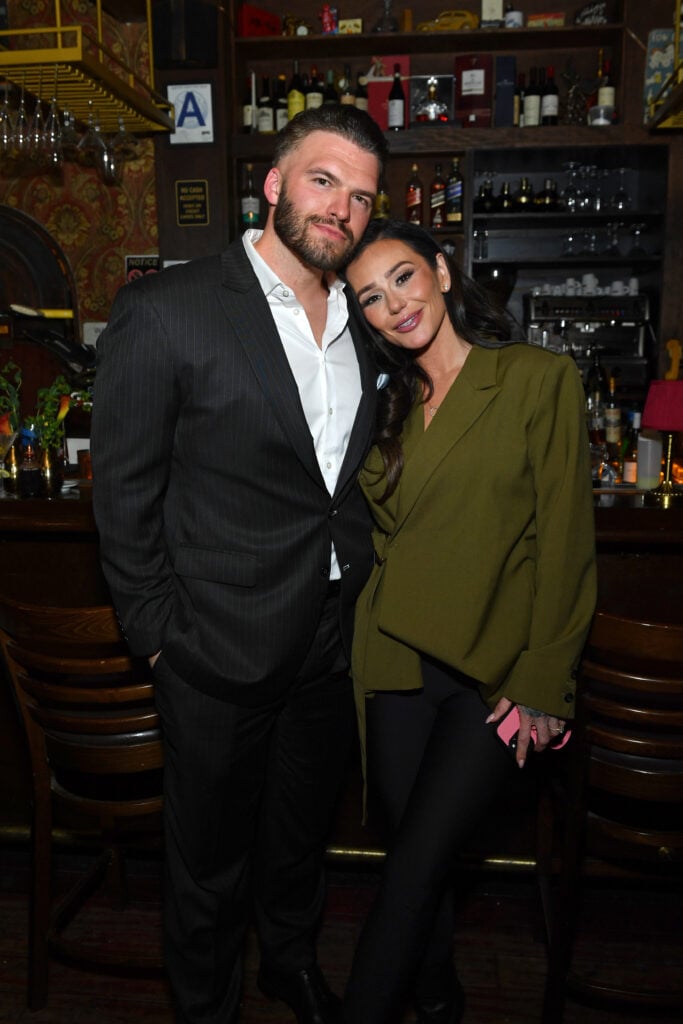 Zack Carpinello and Jenni âJWOWWâ Farley in 2026.