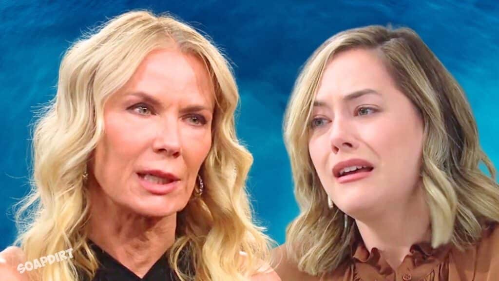 Bold and the Beautiful: Brooke Logan (Katherine Kelly Lang) - Hope Logan (Annika Noelle)