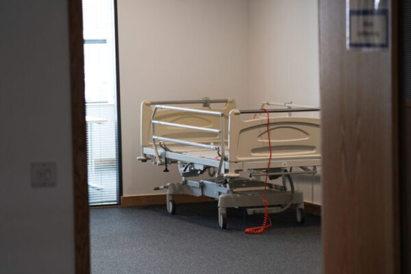 General view inside the new NHS Nightingale Hospital North East.