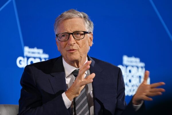 Bill Gates speaks onstage at the Bloomberg Philanthropies Global Forum 2025 at The Plaza Hotel on September 24, 2025 in New York City.