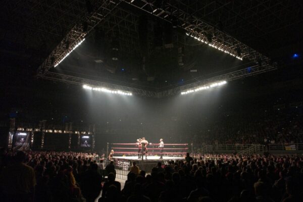 A general view of the WWE Raw Aggression Tour event at Rod Laver Arena, Melbourne Park July 31, 2003 in Melbourne, Australia.