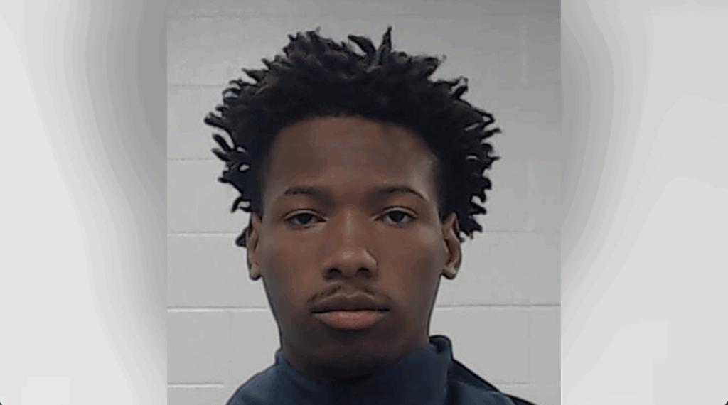 The mug shot of accused murderer Karmelo Anthony.