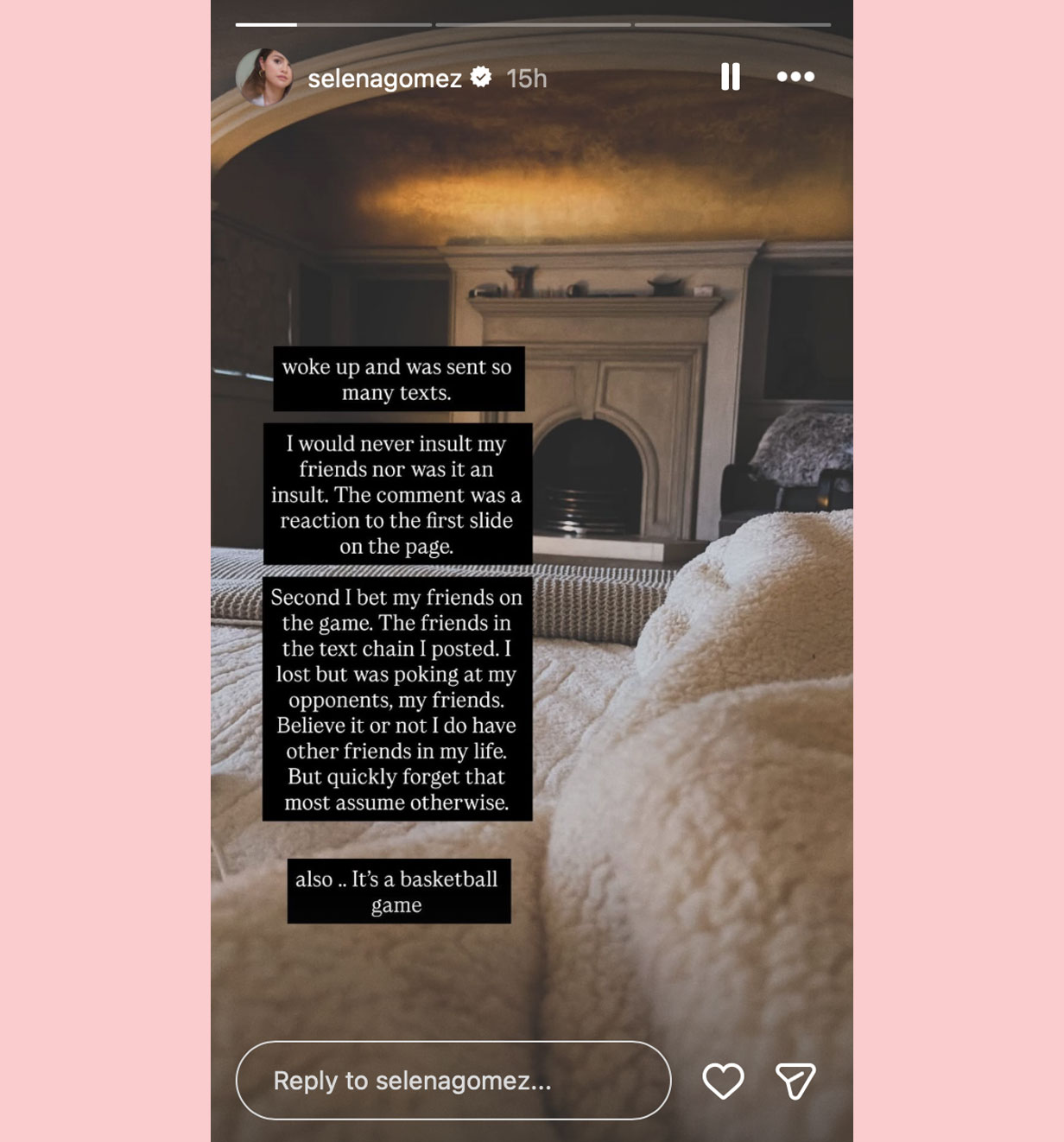 Taylor swift Selena Gomez stories