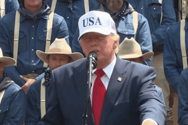 Donald Trump in Montana.