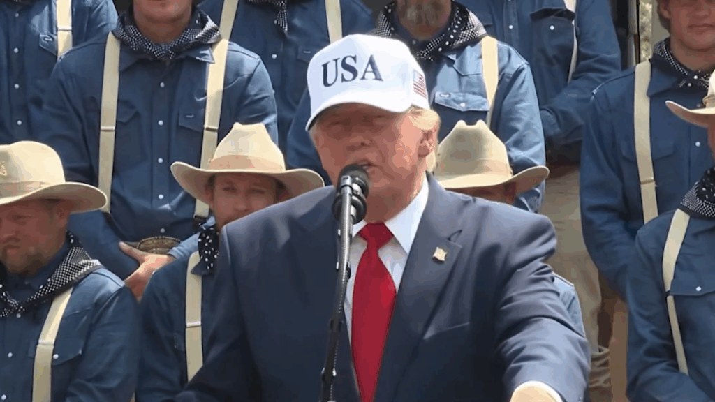 Donald Trump in Montana.