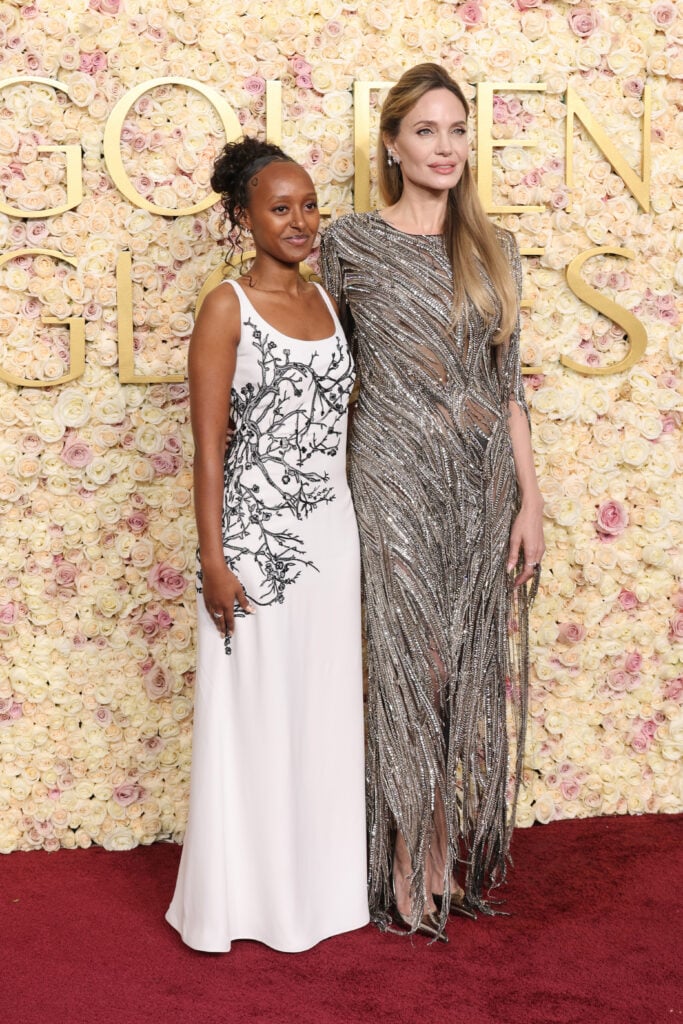 Zahara Jolie and mom Angelina Jolie in 2025.