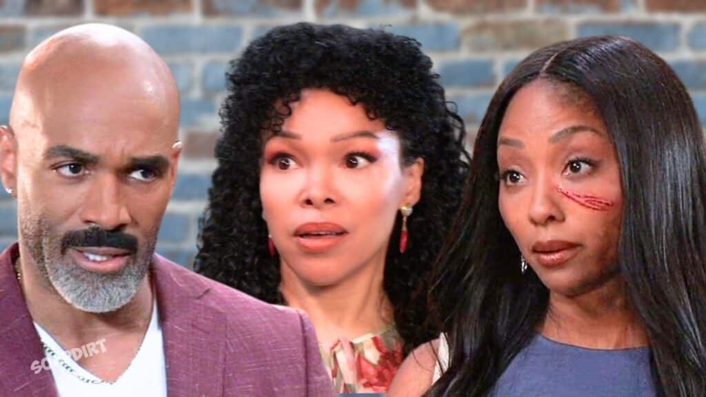 General Hospital: Curtis Ashford (Donnell Turner) - Jordan Ashford (Tanisha Harper) - Portia Robinson (Brook Kerr)