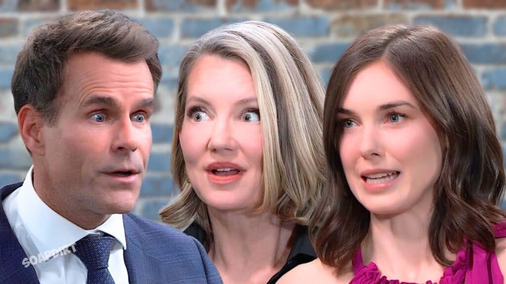 General Hospital: Drew Cain (Cameron Mathison) - Nina Reeves (Cynthia Watros) - Willow Tait (Katelyn MacMullen)