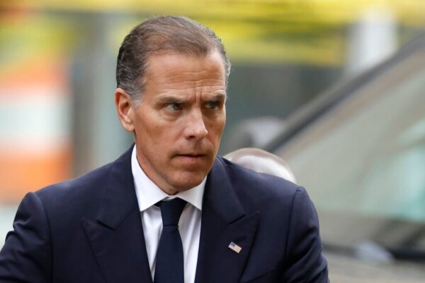 Hunter Biden, son of U.S. President Joe Biden, arrives to the J. Caleb Boggs Federal Building on June 06, 2024 in Wilmington, Delaware.