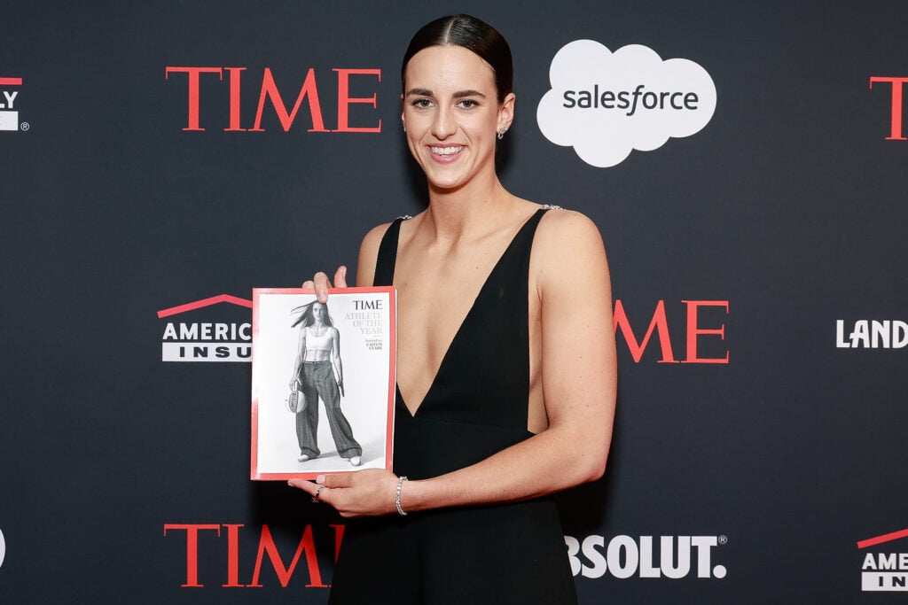 Caitlin Clark attends the 2024 A Year In TIME dinner at Current at Chelsea Piers on December 11, 2024 in New York City.
