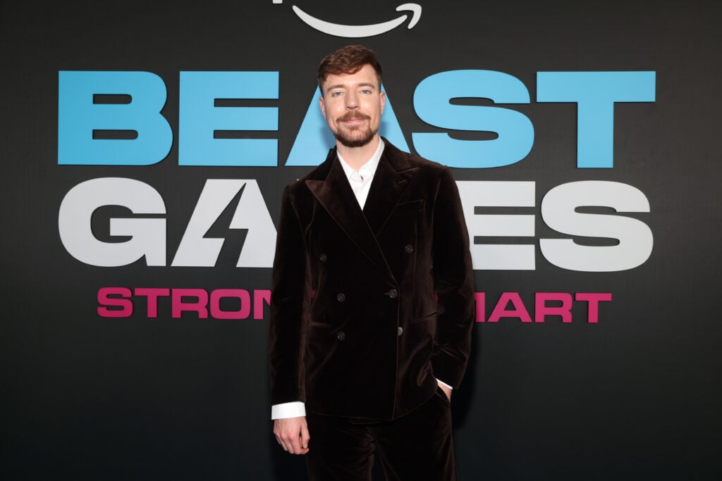 MrBeast attends the Los Angeles VIP screening of