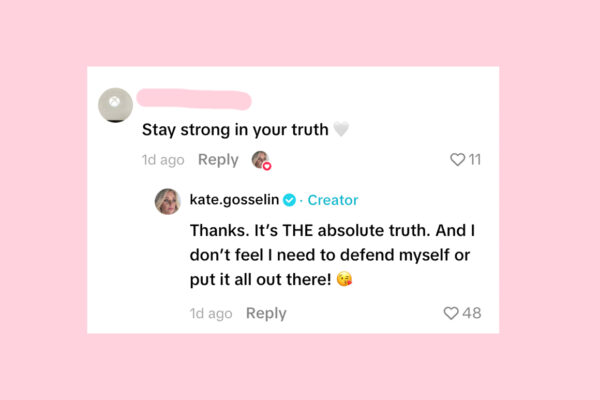 Kate Gosselin Thinks She Doesn